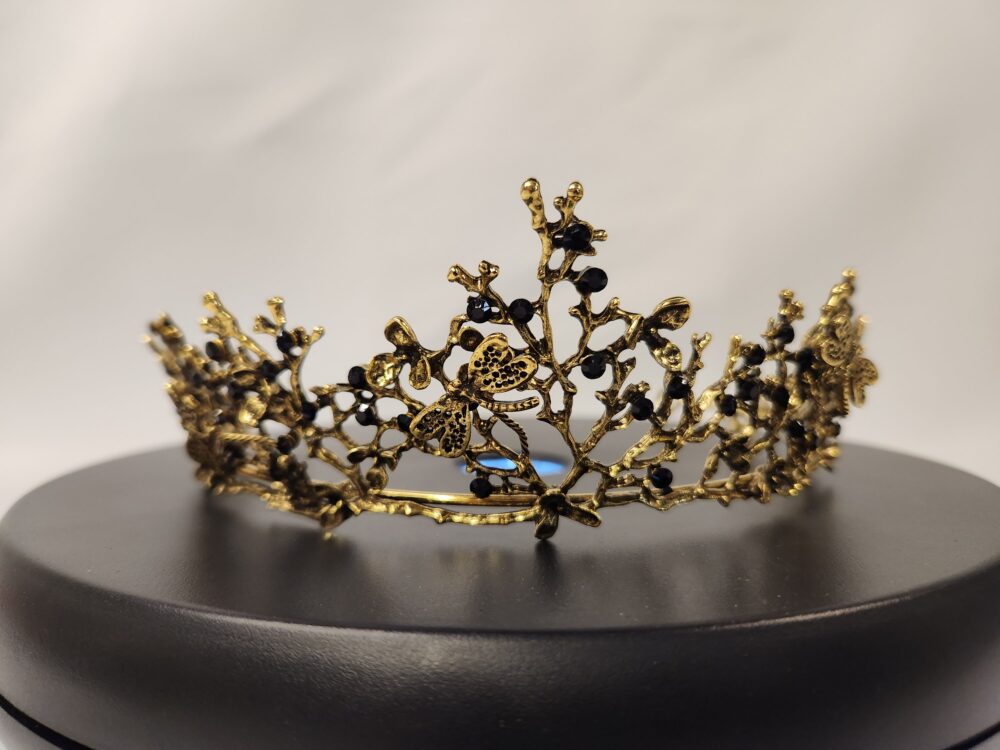 Midnight Dragonfly Tiara