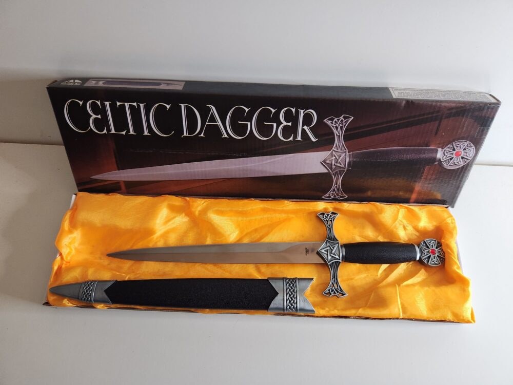 14.5" CELTIC JEWEL DAGGER