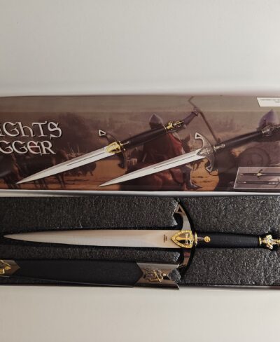 13" GOLD KNIGHT'S DAGGER