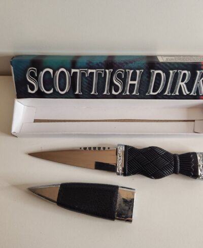 6.75" EMERALD JEWEL SGIAN DUBH SCOTTISH DIRK