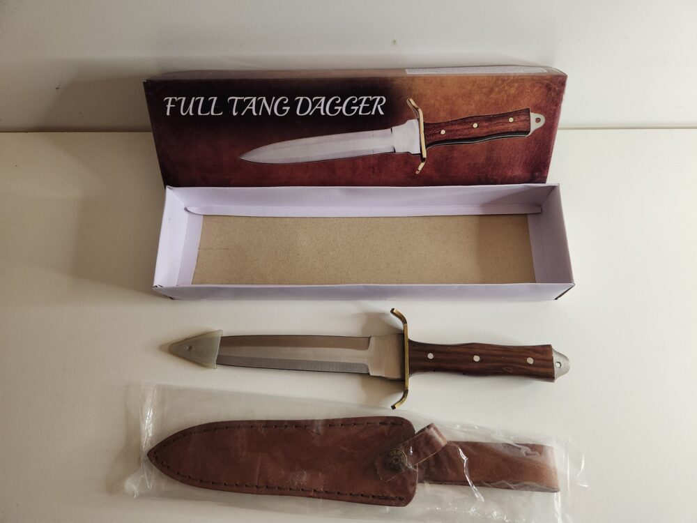 11.5" WOOD COMMANDO DAGGER