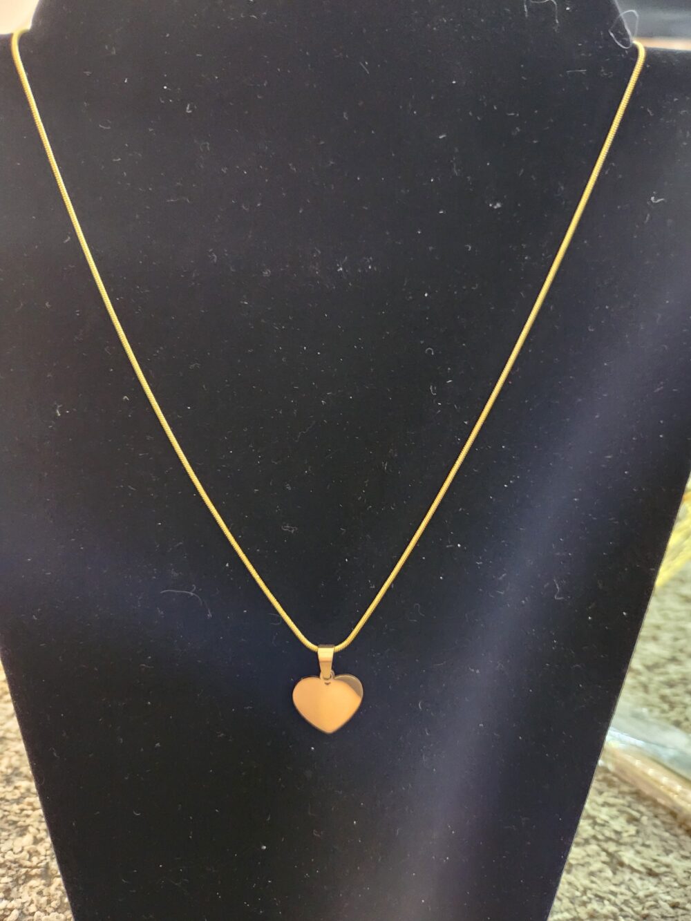 Heart Pendant- Engraved