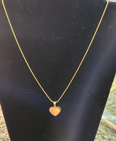 Heart Pendant- Engraved